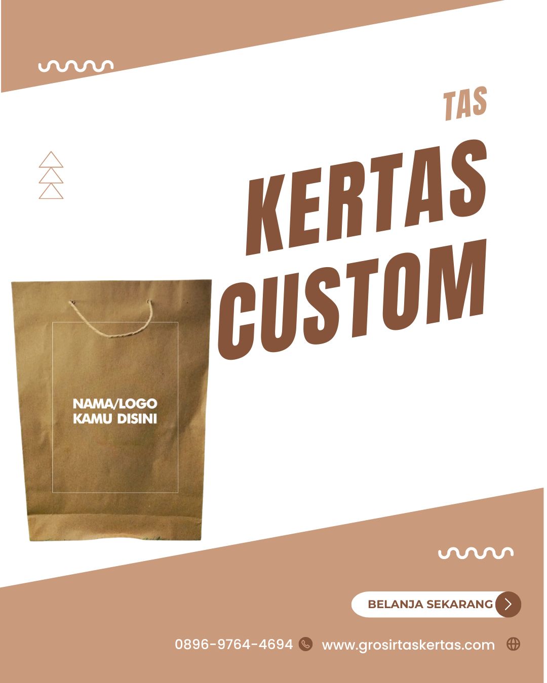 Grosir Tas Kertas Custom