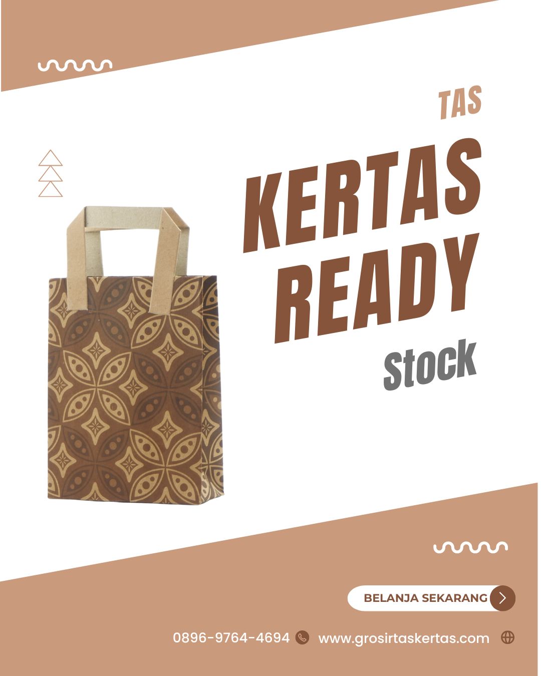 Grosir Tas Kertas Ready Stock